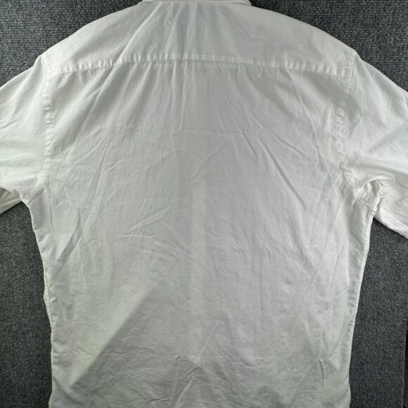 Robert Graham White Long Sleeve Button Up Shirt Men Size 17.5 (44) All Cotton - Picture 15 of 16